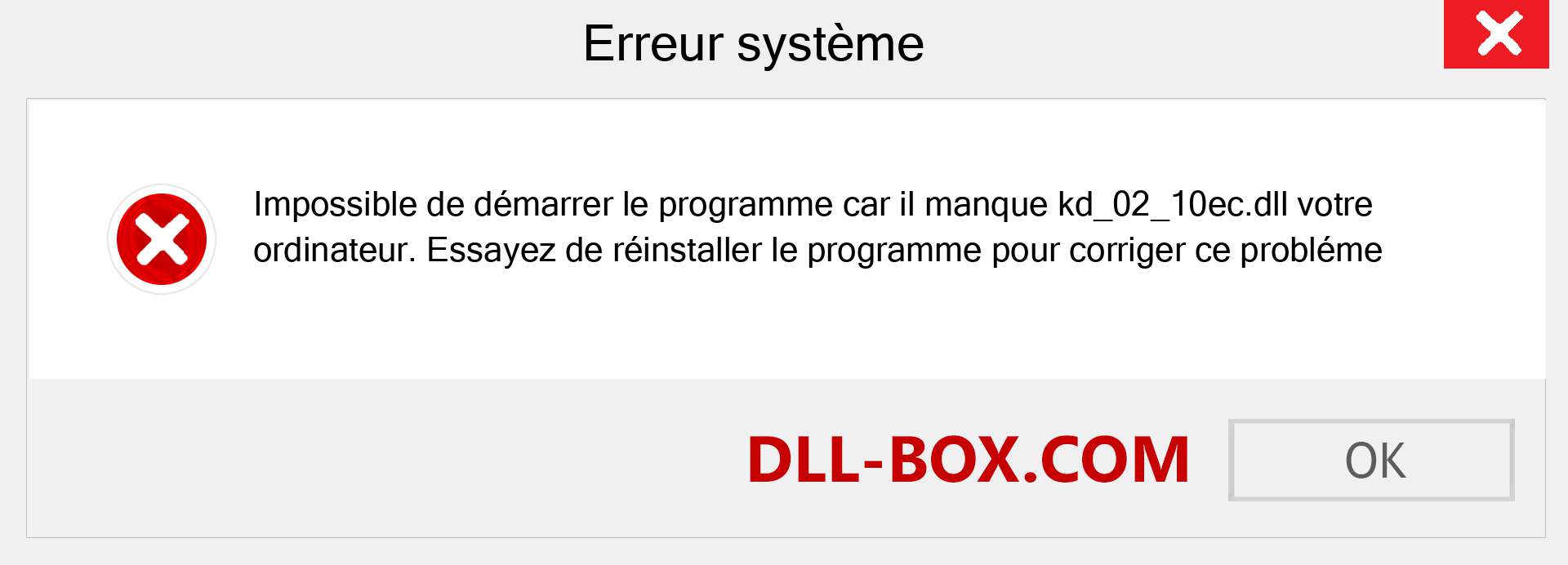 Le fichier kd_02_10ec.dll est manquant ?. Télécharger pour Windows 7, 8, 10 - Correction de l'erreur manquante kd_02_10ec dll sur Windows, photos, images